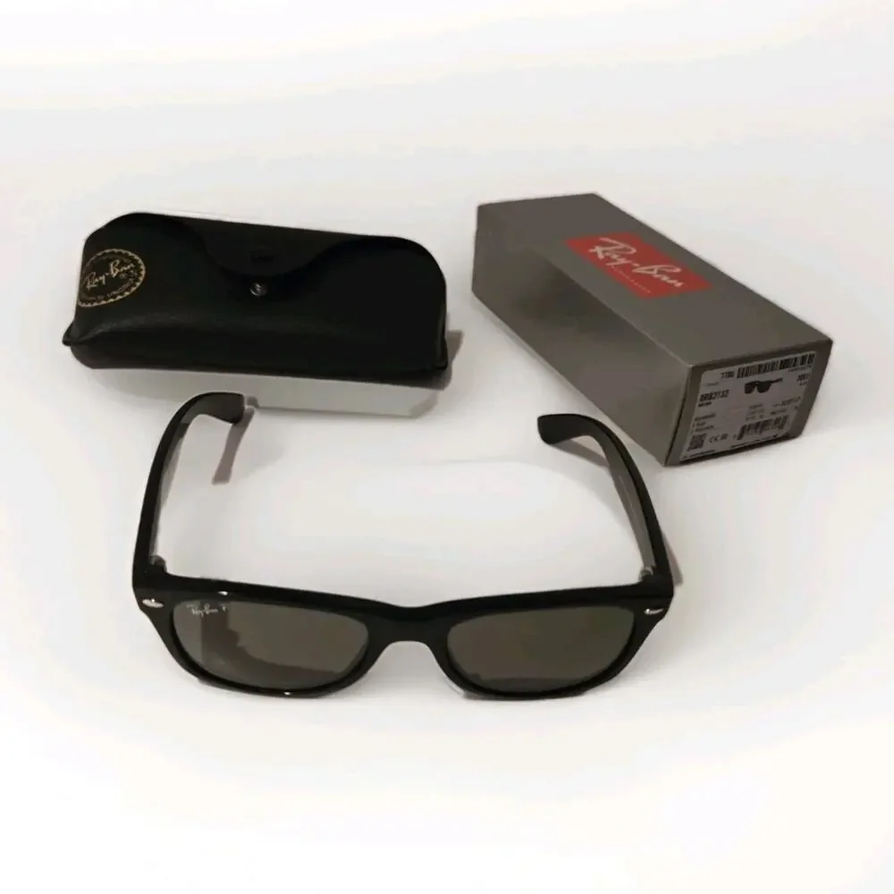 Ray-Ban RB2132 Sunglasses New Wayfarer Classic, Black Frame
